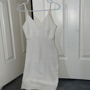 white body con dress